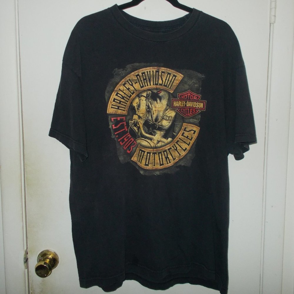 Harley-Davidson Men's Graphic Tee Black Size Extra Large